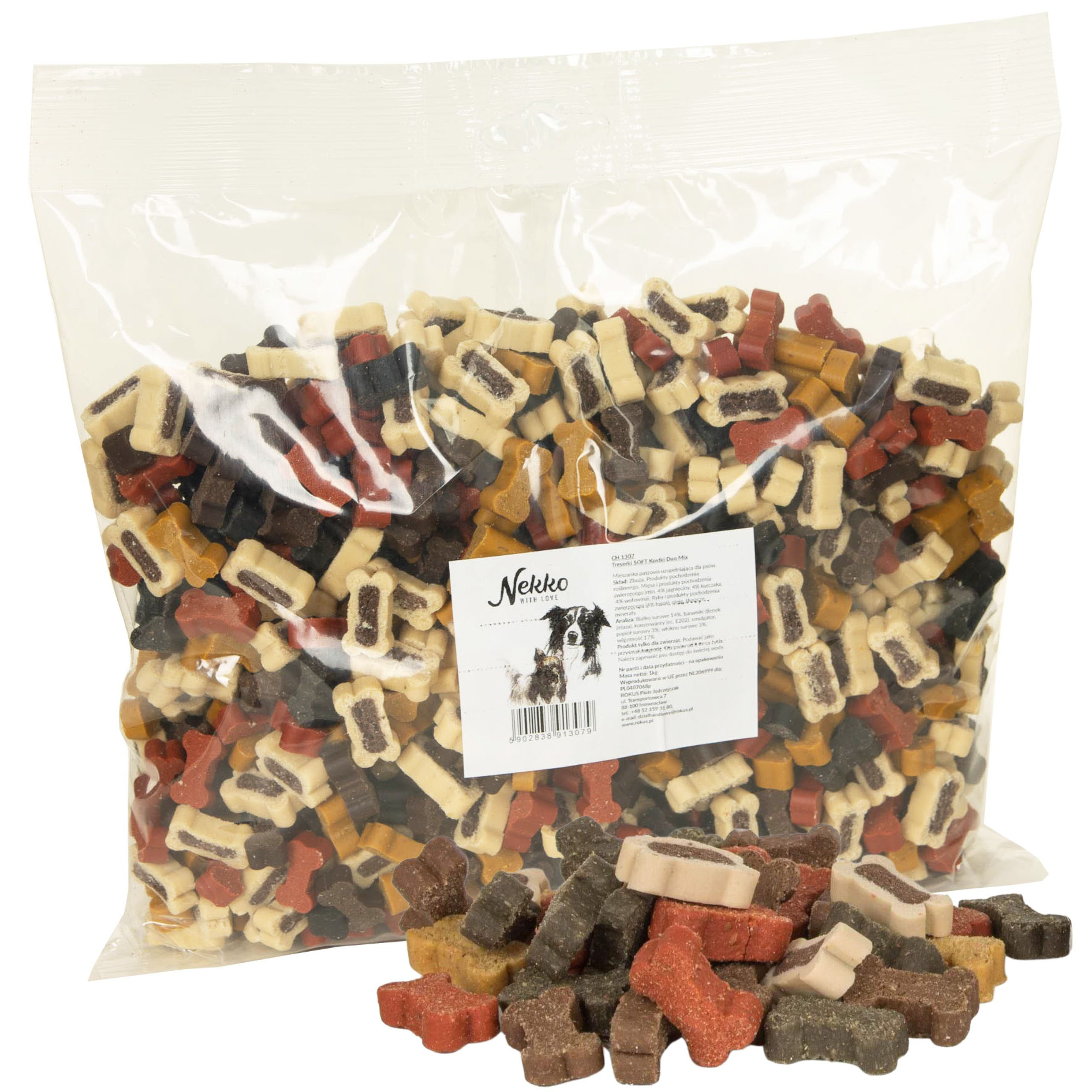 NEKKO – SOFT TRAINING SNACKS – DUO BONES MIX