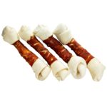 NEKKO DOG SNACKS - CHICKEN WRAPS RAWHIDE KNOTTED BONES 26 cm 500 g