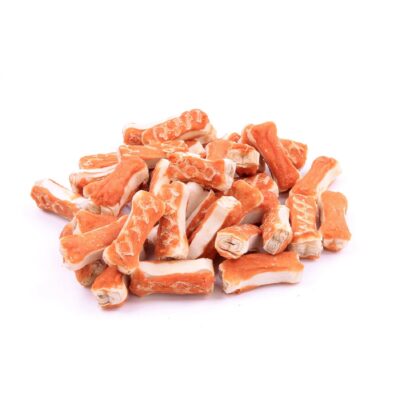 NEKKO DOG SNACK – RAWHIDE BONE & CHICKEN SLURRY 5 cm 500 g