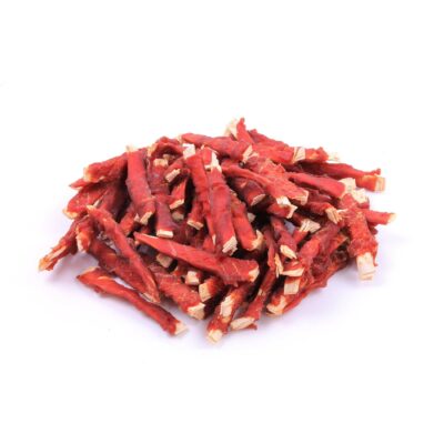 NEKKO DOG SNACKS – DUCK WRAPS COD STRIPS 500 g