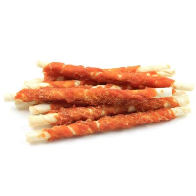 NEKKO DOG SNACKS – CHICKEN STICKS WRAP RAWHIDE 28 cm 500 g