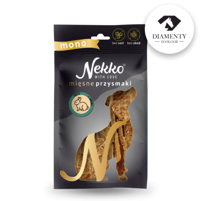 NEKKO DOG TREATS MONO – RABBIT JERKY 80 g