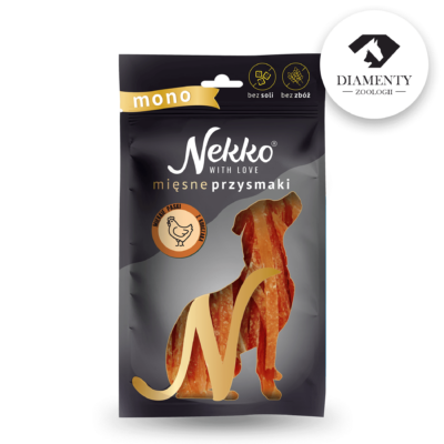 NEKKO DOG TREATS MONO – SOFT CHICKEN STRIPS 80 g