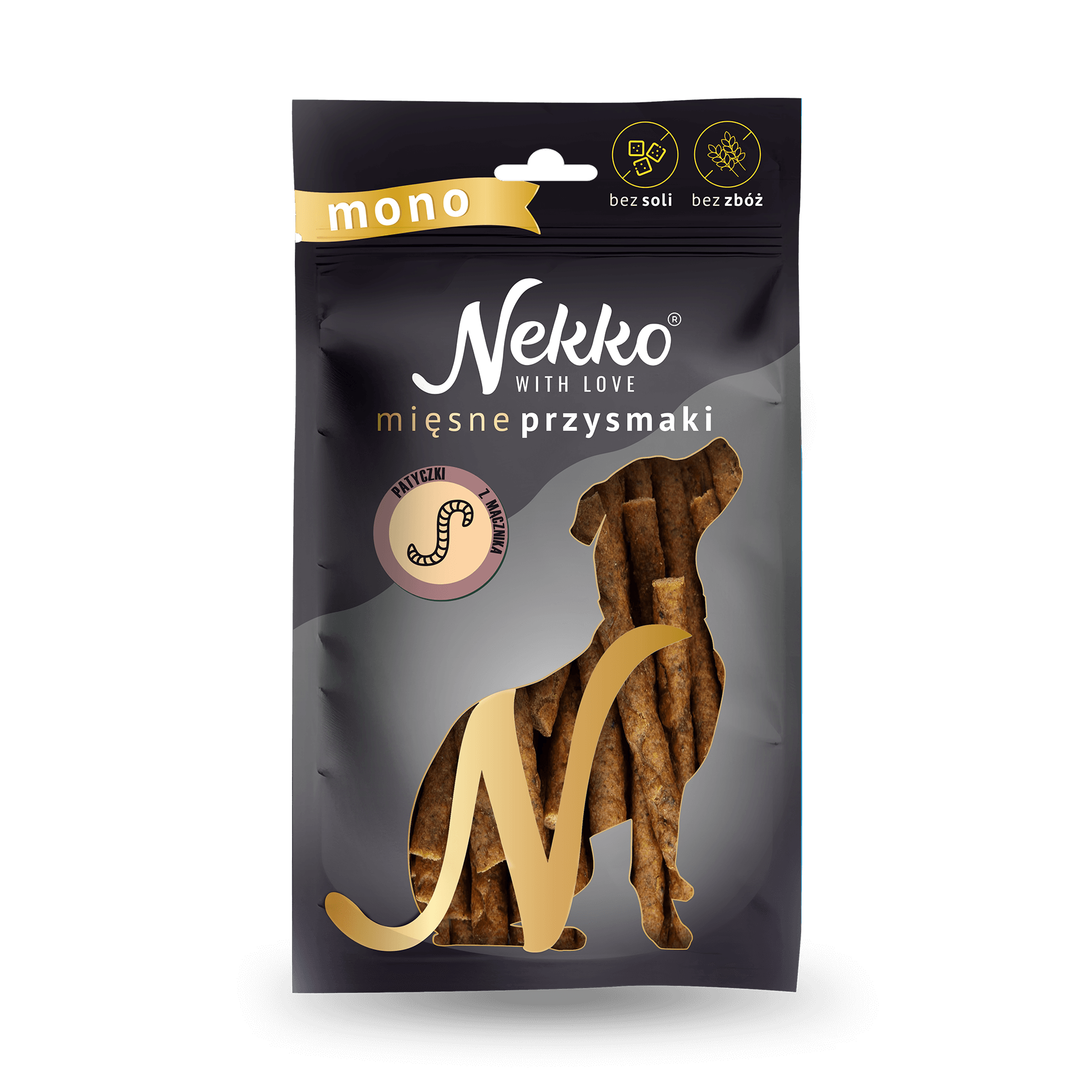 NEKKO DOG SNACKS MONO – MEALWORM STICKS 80 g