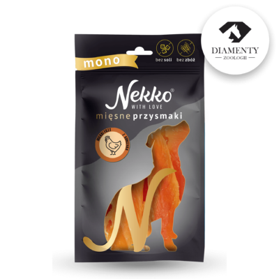 NEKKO DOG TREATS MONO – SOFT CHICKEN JERKY 80 g