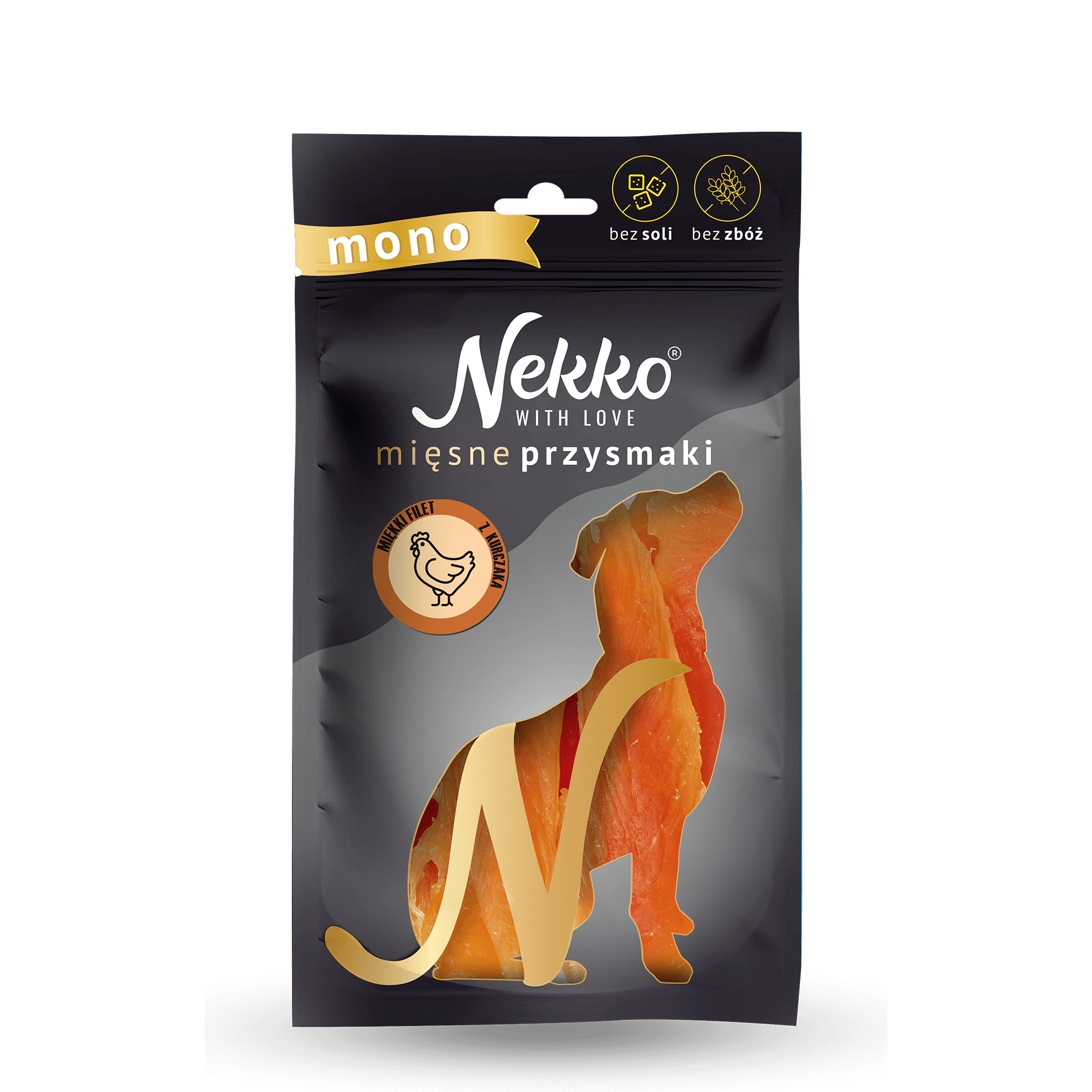 NEKKO DOG SNACKS MONO – SOFT CHICKEN JERKY 80 g
