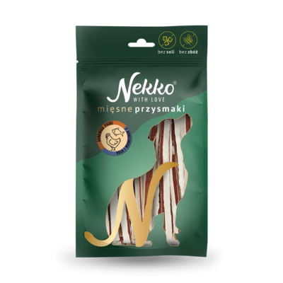 NEKKO DOG TREATS – Chicken & Fish Sandwich Strips 80 g