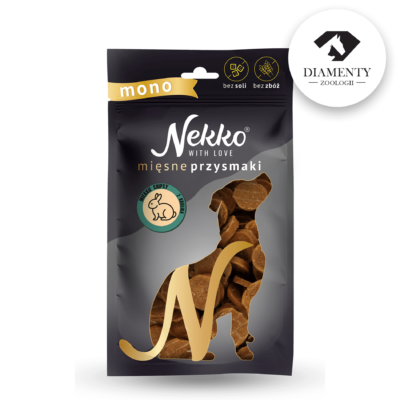 NEKKO DOG TREATS – SOFT RABBIT CHIPS 80 g