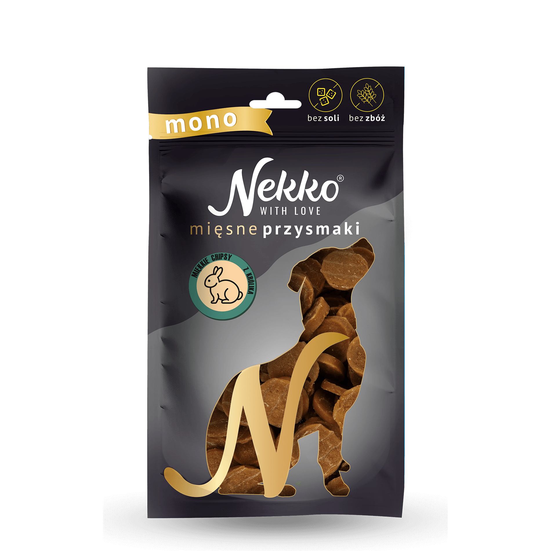 NEKKO DOG SNACKS – SOFT RABBIT CHIPS 80 g