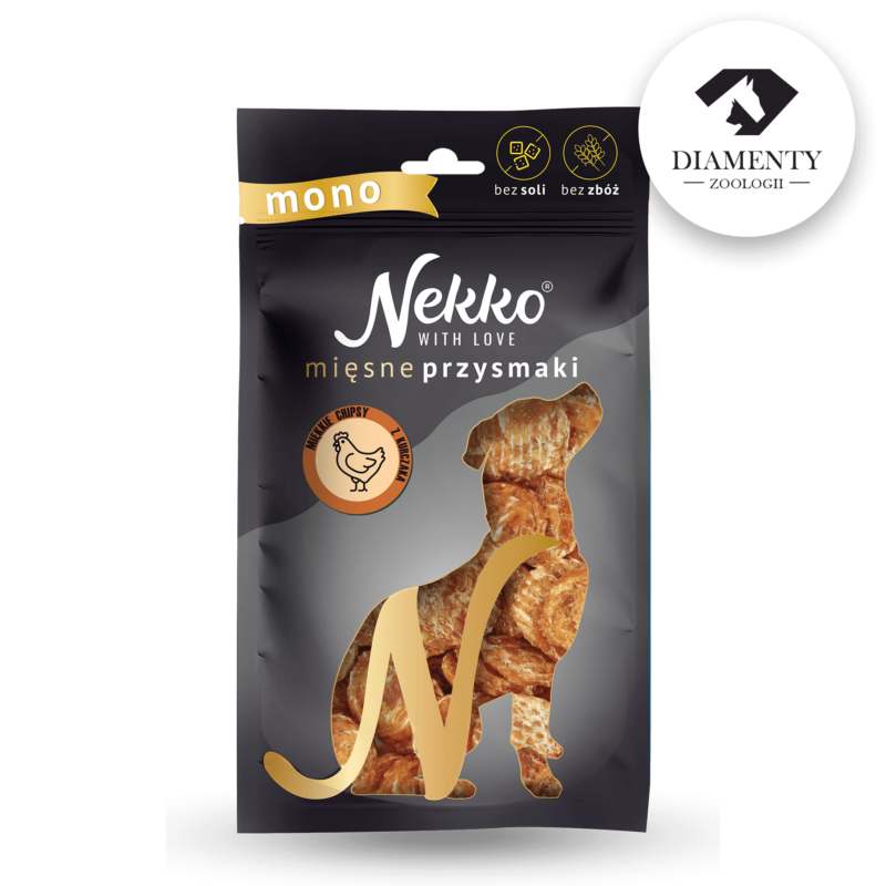 NEKKO DOG SNACKS – SOFT CHICKEN CHIPS 80 g