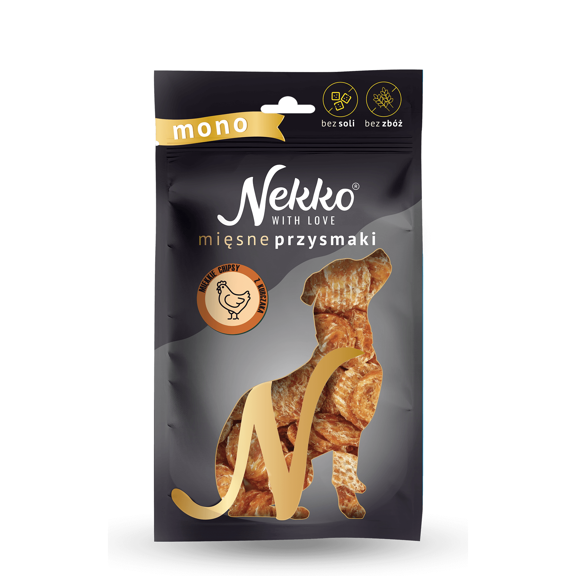 NEKKO DOG SNACKS – SOFT CHICKEN CHIPS 80 g