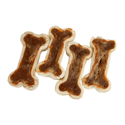 NEKKO DOG SNACKS – RAWHIDE BONE AND DUCK MEAT FILLING – L 500 g