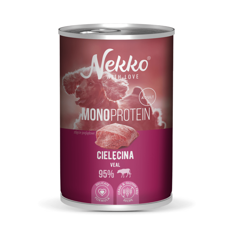 NEKKO MONOPROTEIN ADULT – Veal 400g