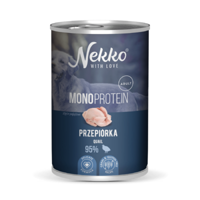 NEKKO MONOPROTEIN ADULT – Quail 400 g