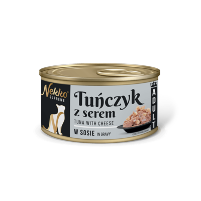 NEKKO SUPREME ADULT – Tuna with cheese in gravy, can 80 g