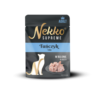 NEKKO SUPREME ADULT – Tuna in broth – pouch 70 g