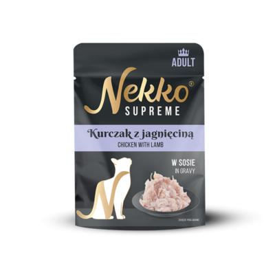 NEKKO SUPREME ADULT Chicken with Lamb in Gravy – Pouch 70 g