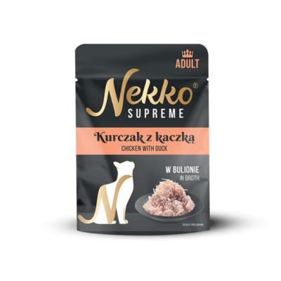 NEKKO SUPREME ADULT Chicken with Duck in Broth – Pouch 70 g