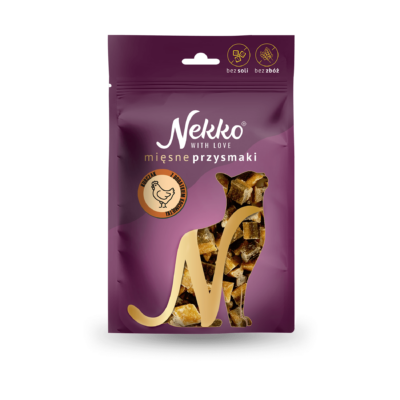 NEKKO CAT SNACKS – Chicken & Catnip cubes 50g