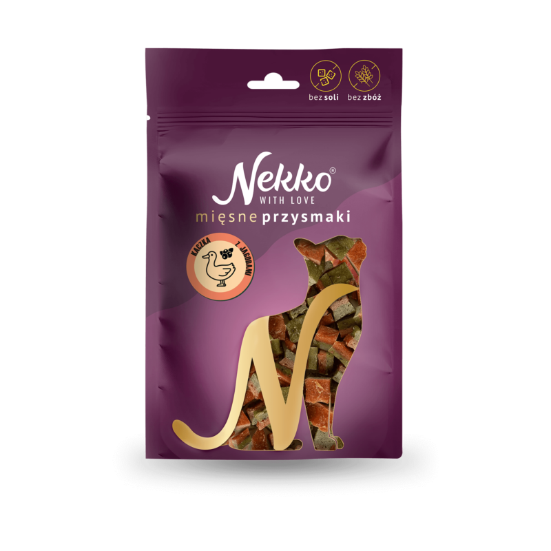NEKKO CAT SNACKS – Duck & blueberries 50 g