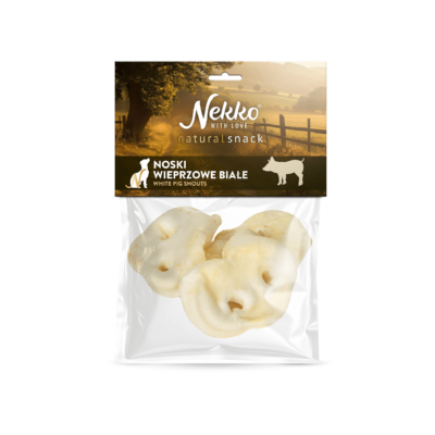 NEKKO NATURAL SNACK – WHITE PIG SNOUTS