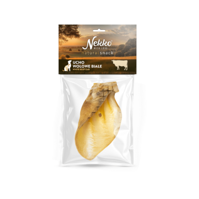 NEKKO NATURAL SNACK – WHITE BEEF EAR