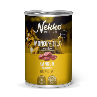 NEKKO MONOPROTEIN SPECIAL ADULT – Kangaroo 400 g