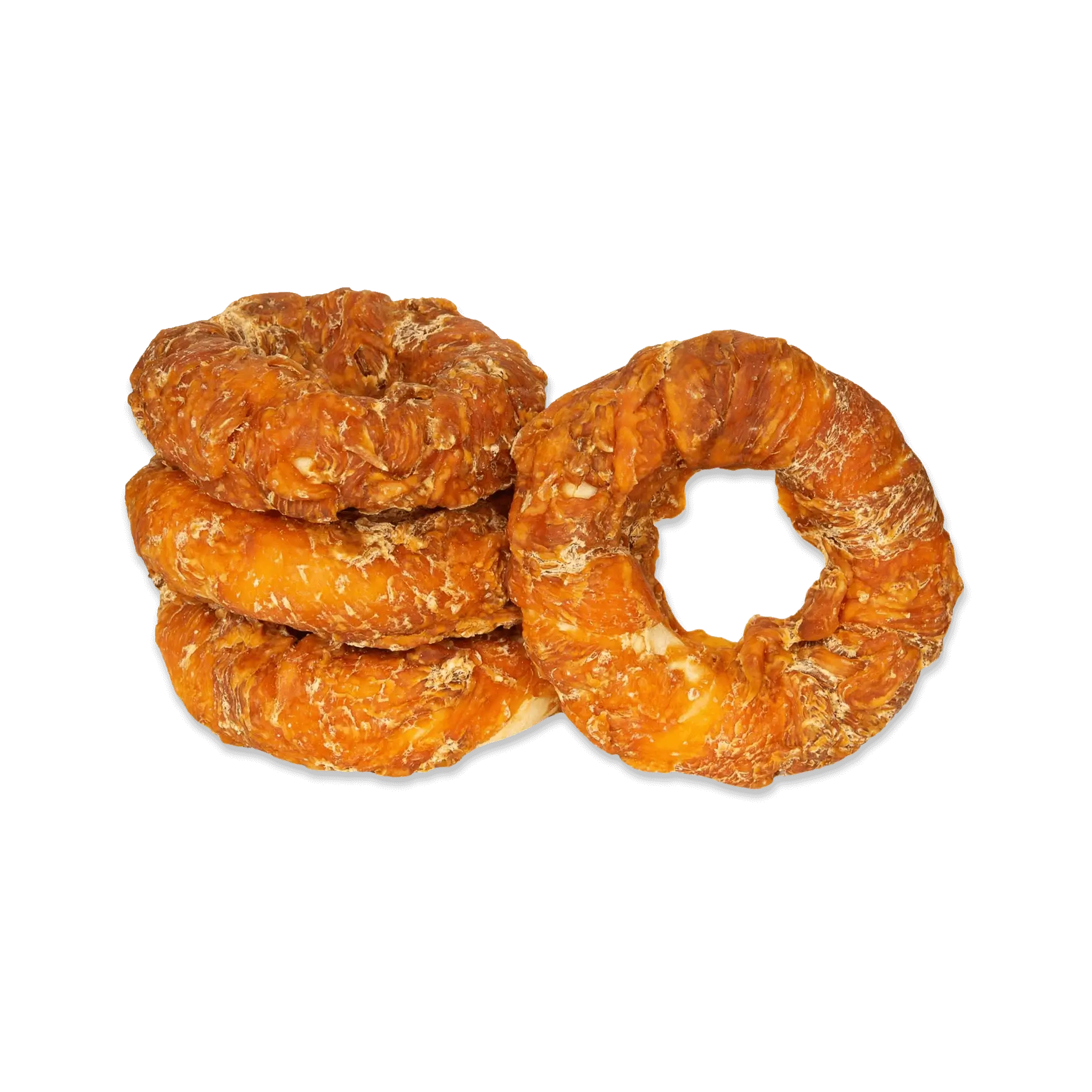 NEKKO DOG SNACKS – RAWHIDE DONUT WRAPPED WITH CHICKEN 9 cm 500 g
