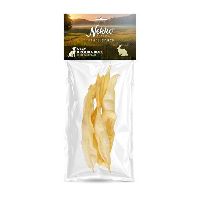 NEKKO NATURAL SNACK – WHITE RABBIT EARS