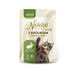 NEKKO DAILY ADULT - with rabbit in gravy, pouch 85 g