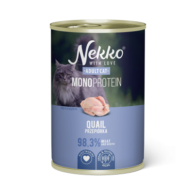 NEKKO MONOPROTEIN ADULT CAT Quail